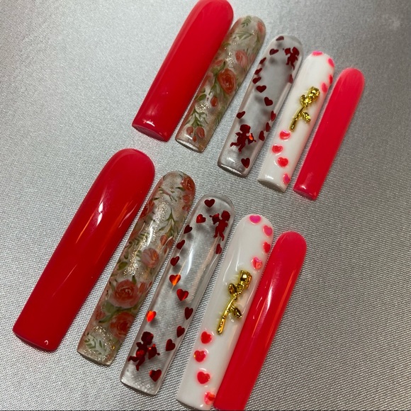 10 piece Press Ons Maximum Square size Medium - Picture 9 of 11